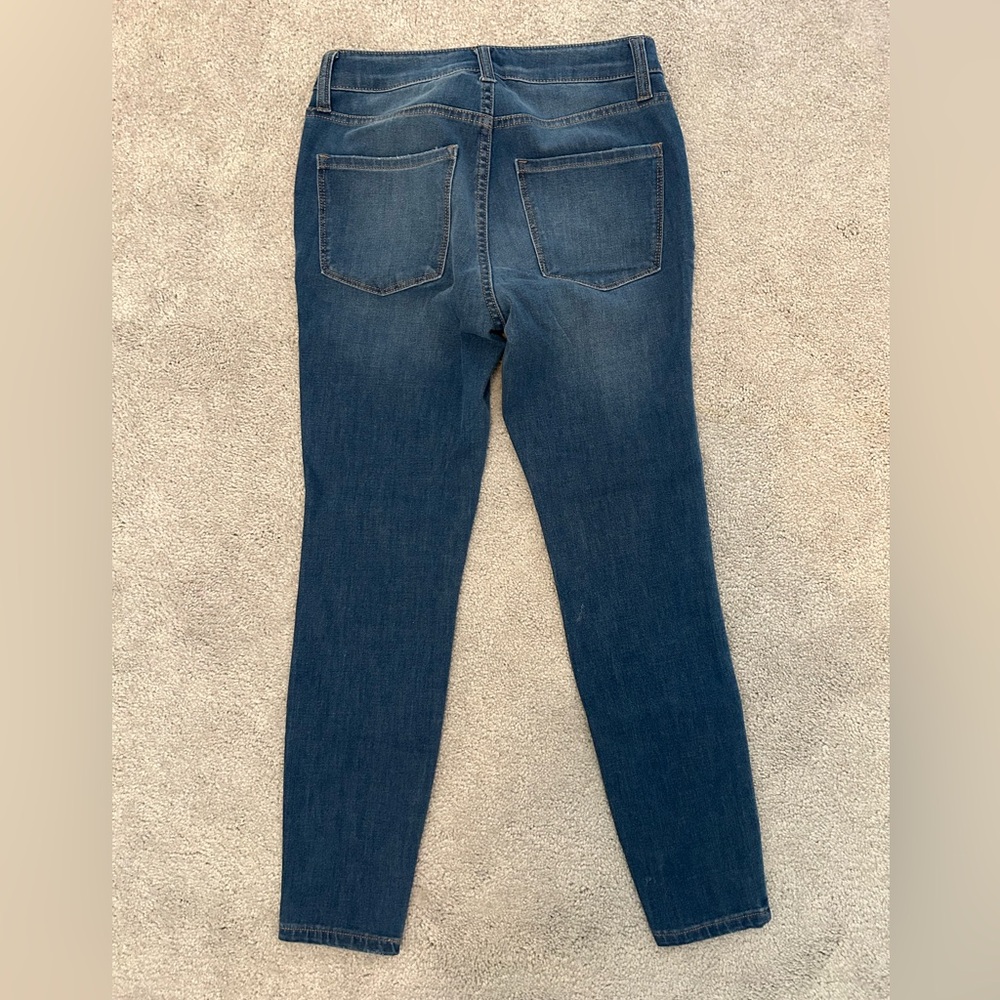 LC Lauren Conrad Dark Blue Super Skinny Jeans - Picture 3 of 3